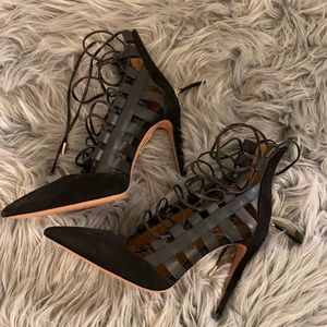 Aquazzura lace-up pumps 37